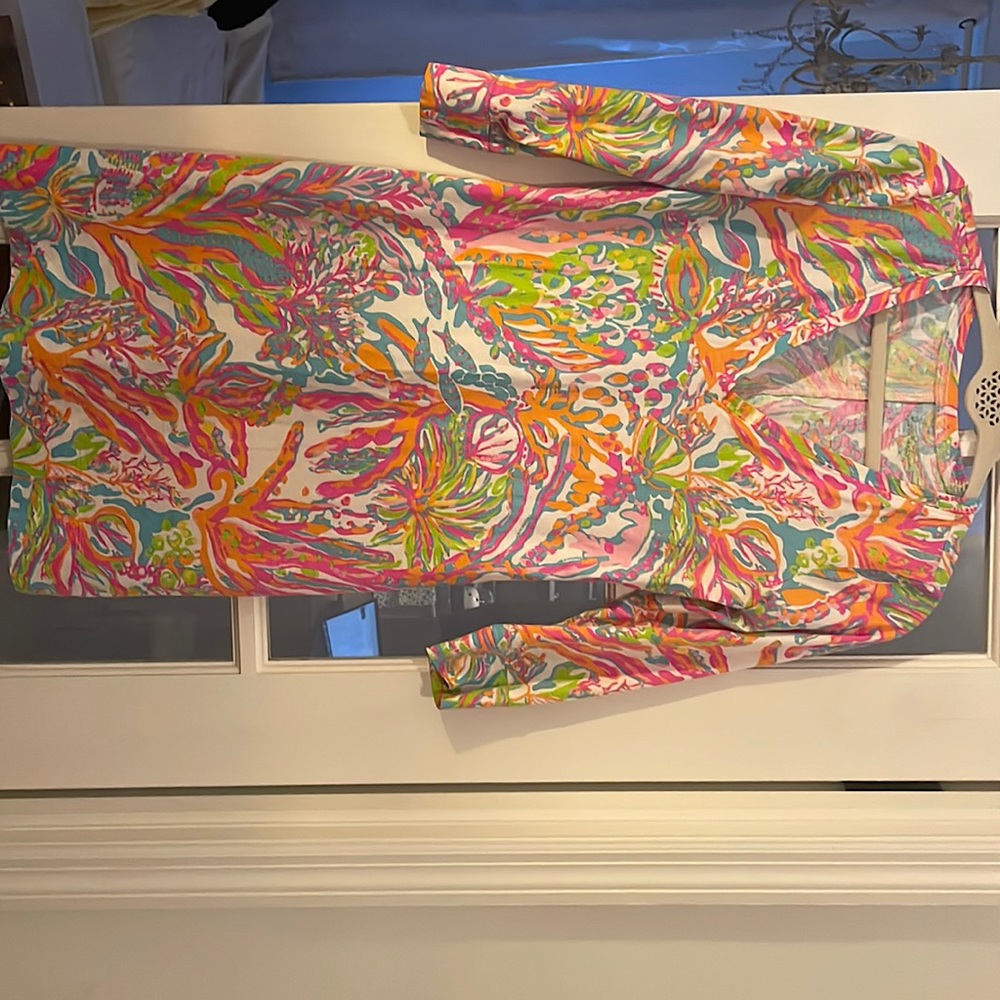 Lilly Pulitzer Christie Dress in Scuba to Cuba (S)